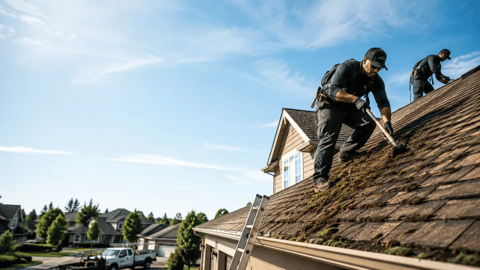 Roof Moss Removal in Crestwood, IL near me